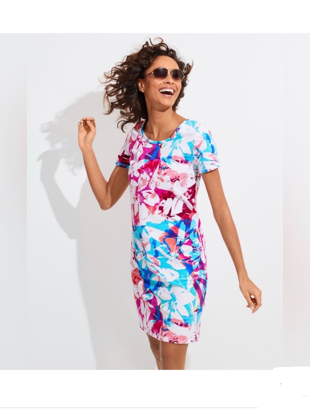 T by Talbots Cross-Back Cozy Crush Dress